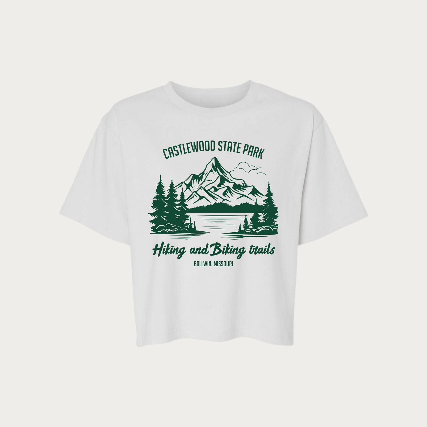 Castlewood State Park Jersey Boxy Tee