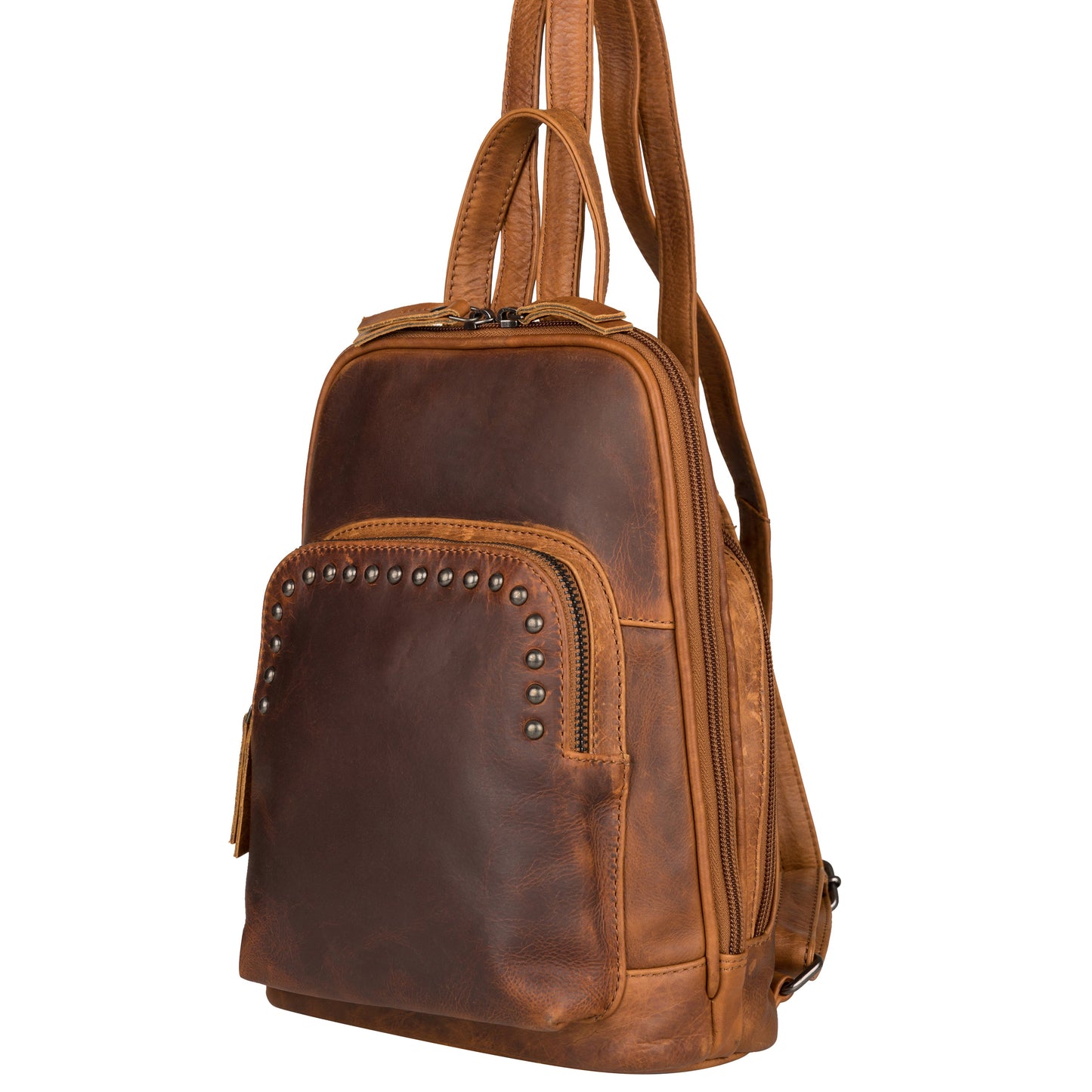 Concealed Carry Abby Leather Backpack by Lady Conceal