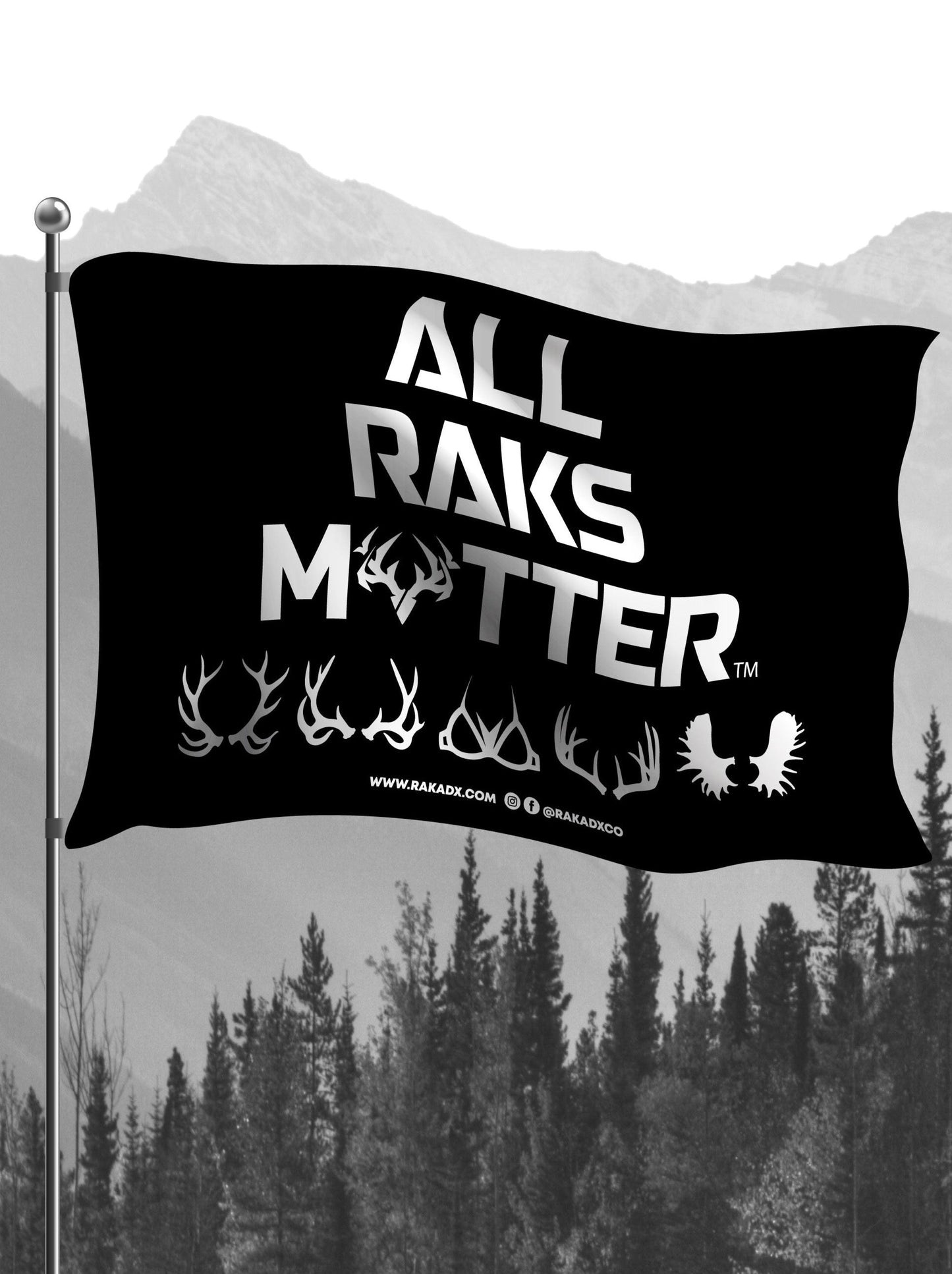 All Raks Matter ™ Flag - 2 Sizes