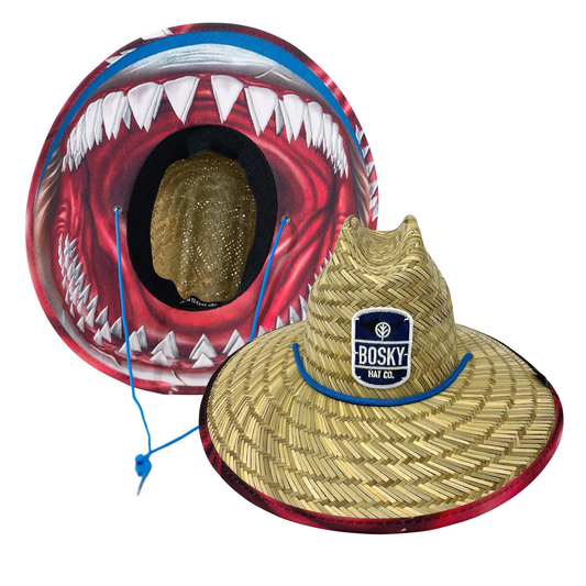 Shark Bite Straw Hat