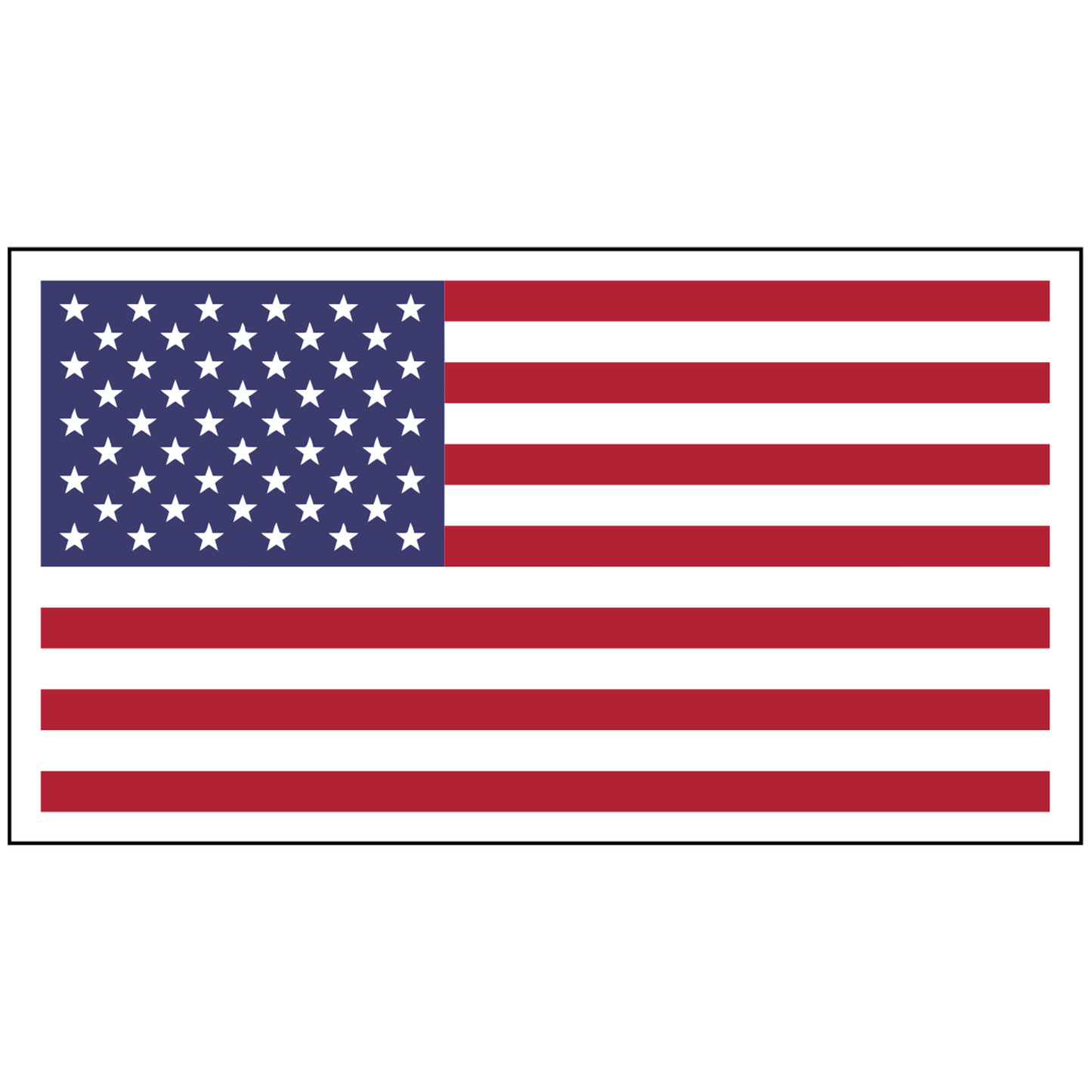 US Flag - 4x2.25 inch Sticker