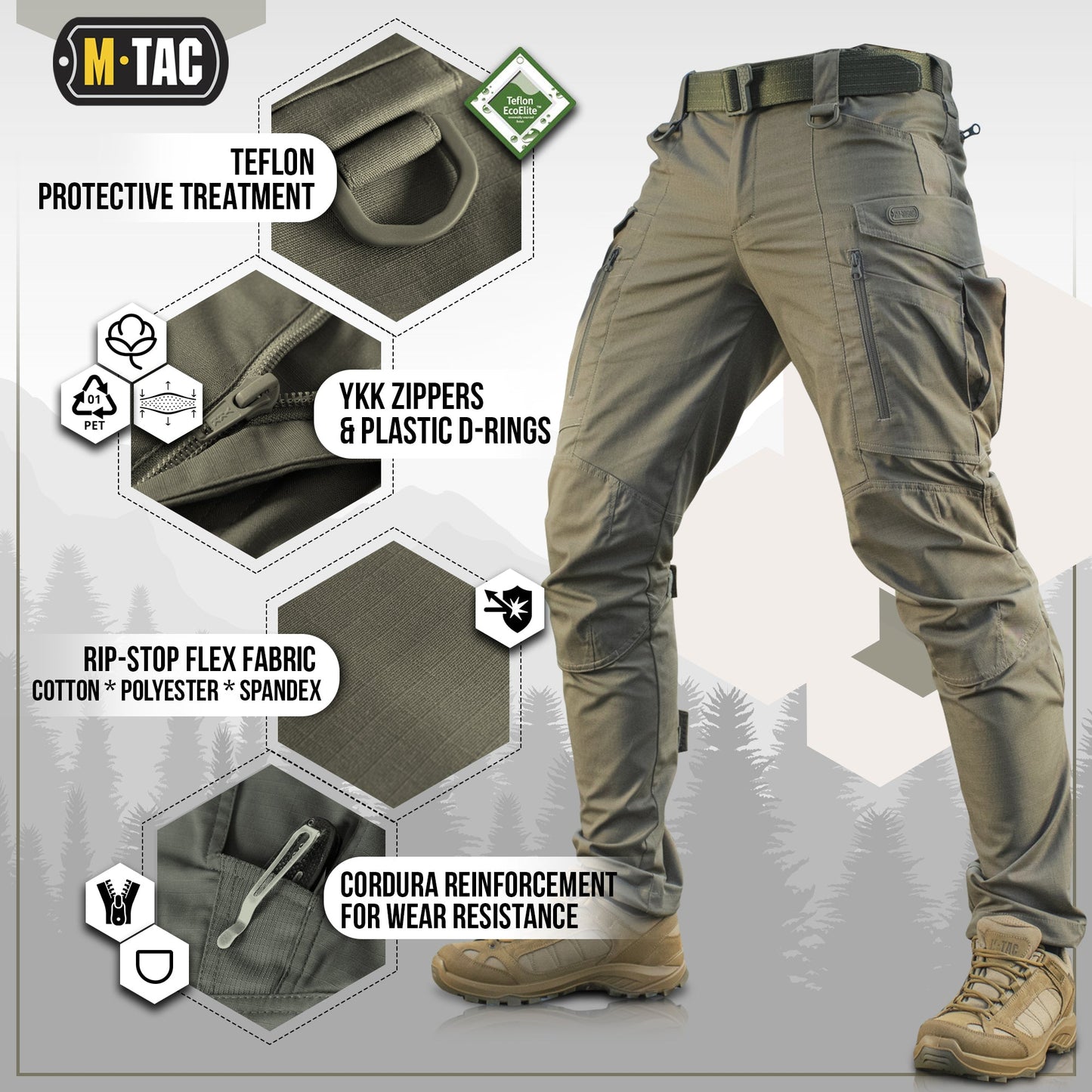 M-Tac tactical pants Conquistador Gen I Flex