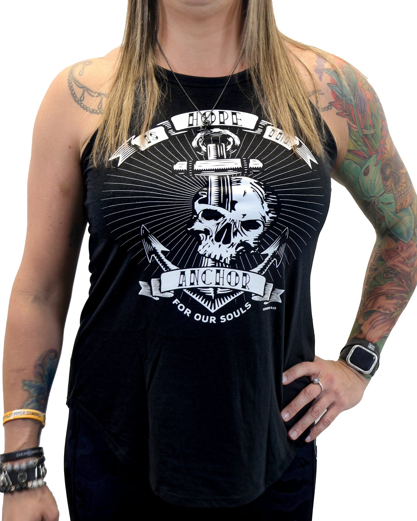 NEW! Women's Anchor Rocker Tank Top