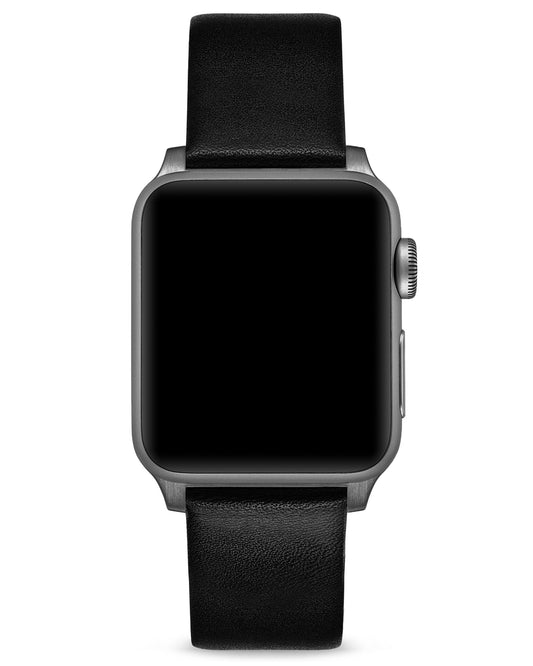 Apple Watch Leather Band - Graphite Hardware 45mm