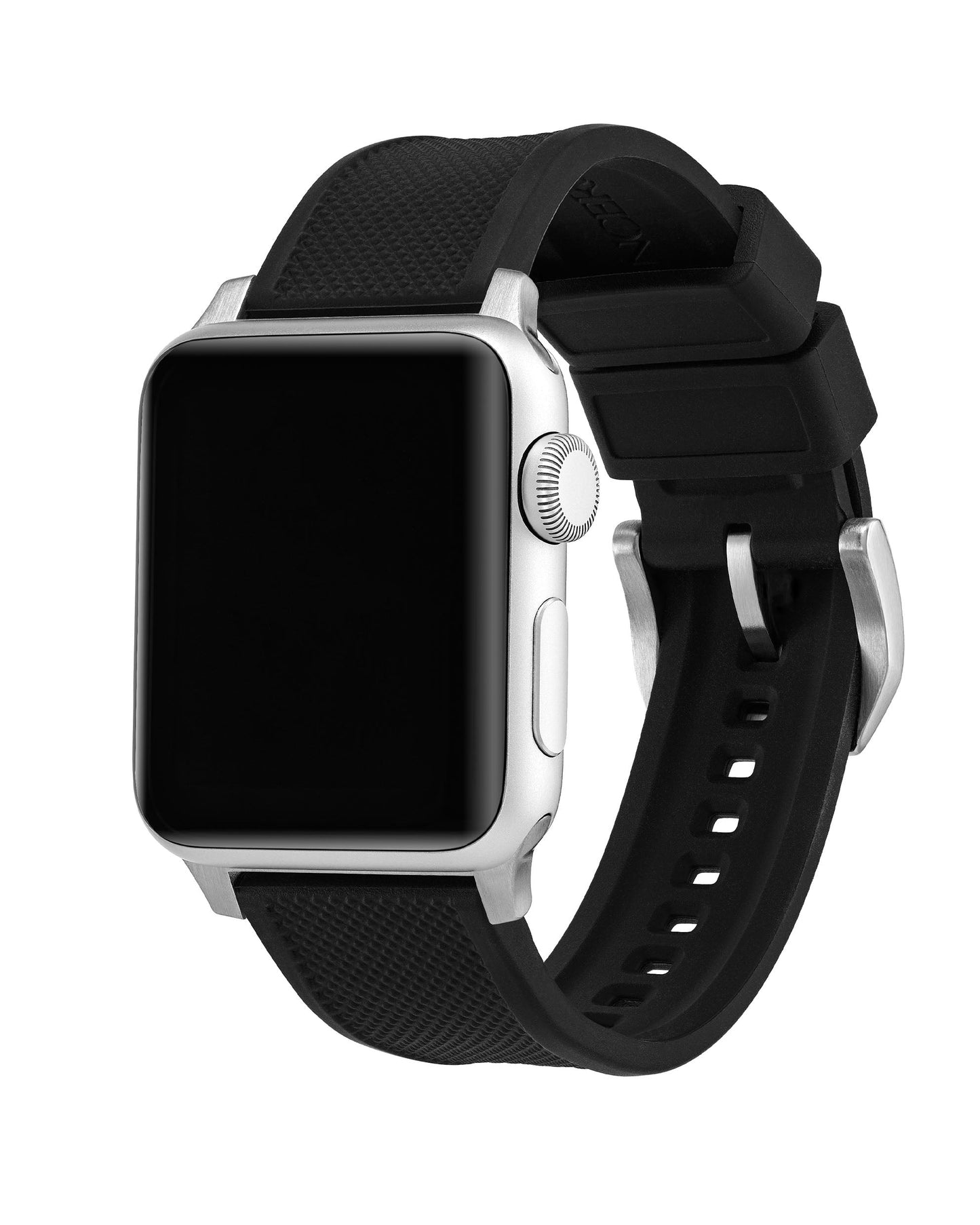 Apple Watch Silicone Band - Silver Hardware 45mm