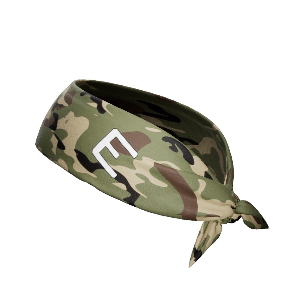 Army Camo Tie Headband