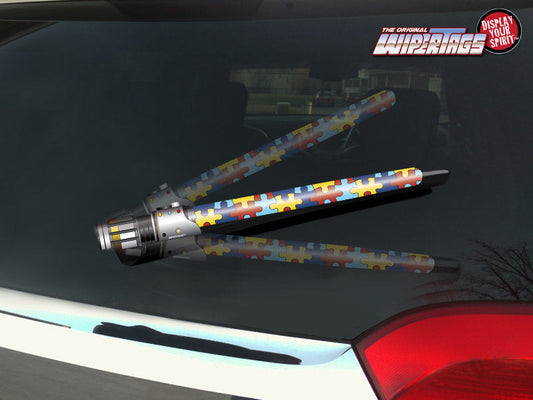 Autism Awareness Saber WiperTags