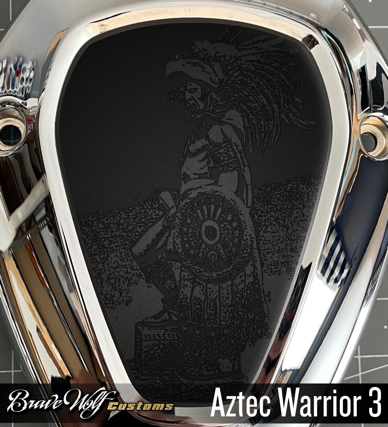 Challenger V-Cover Decal - Aztec Warrior 3