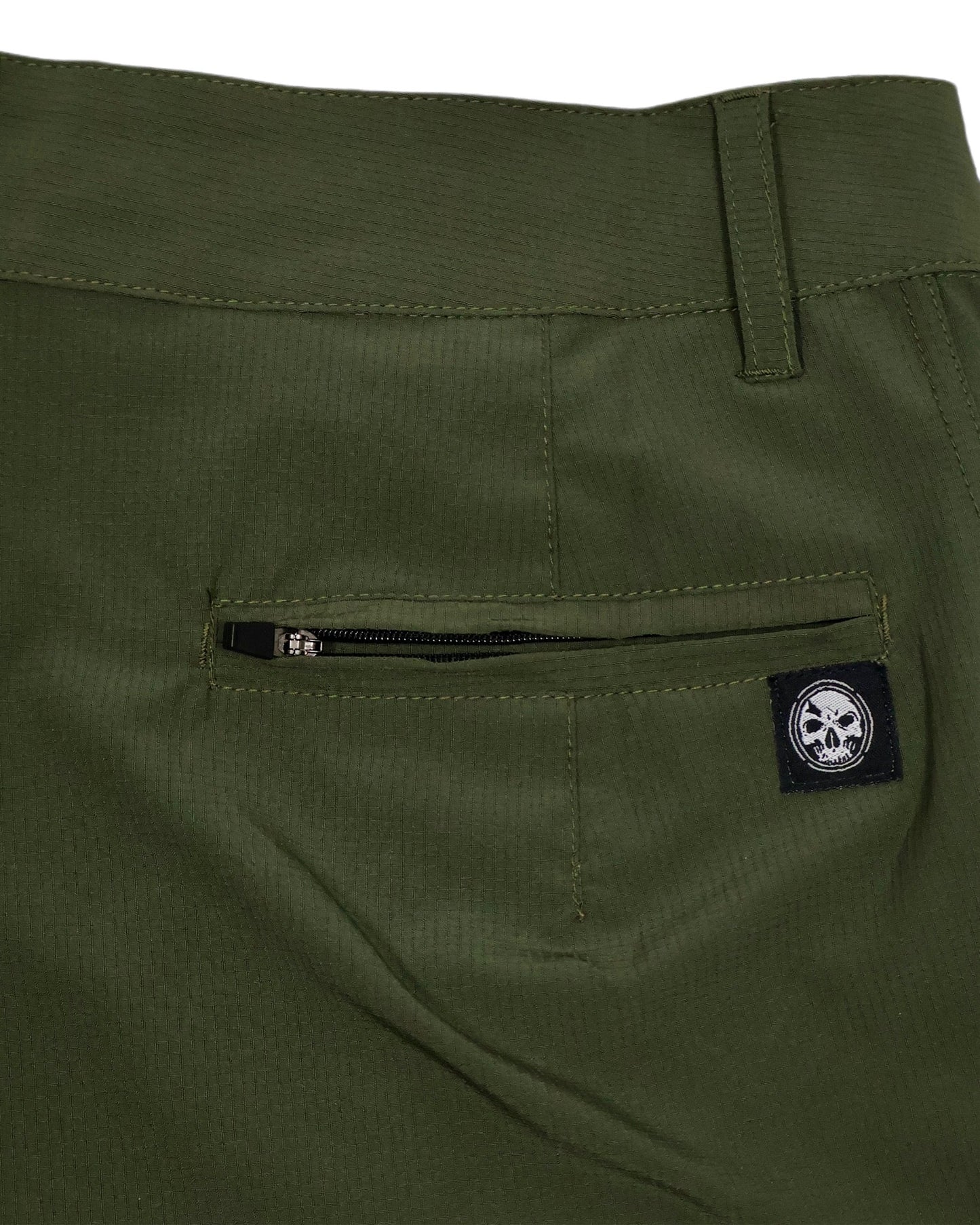 NEW! Military Green Stretch Hybrid Shorts