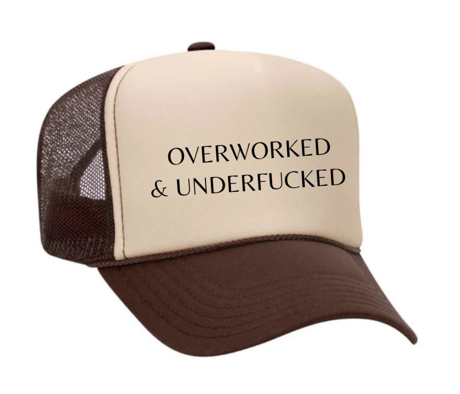 Overworked Trucker Hat