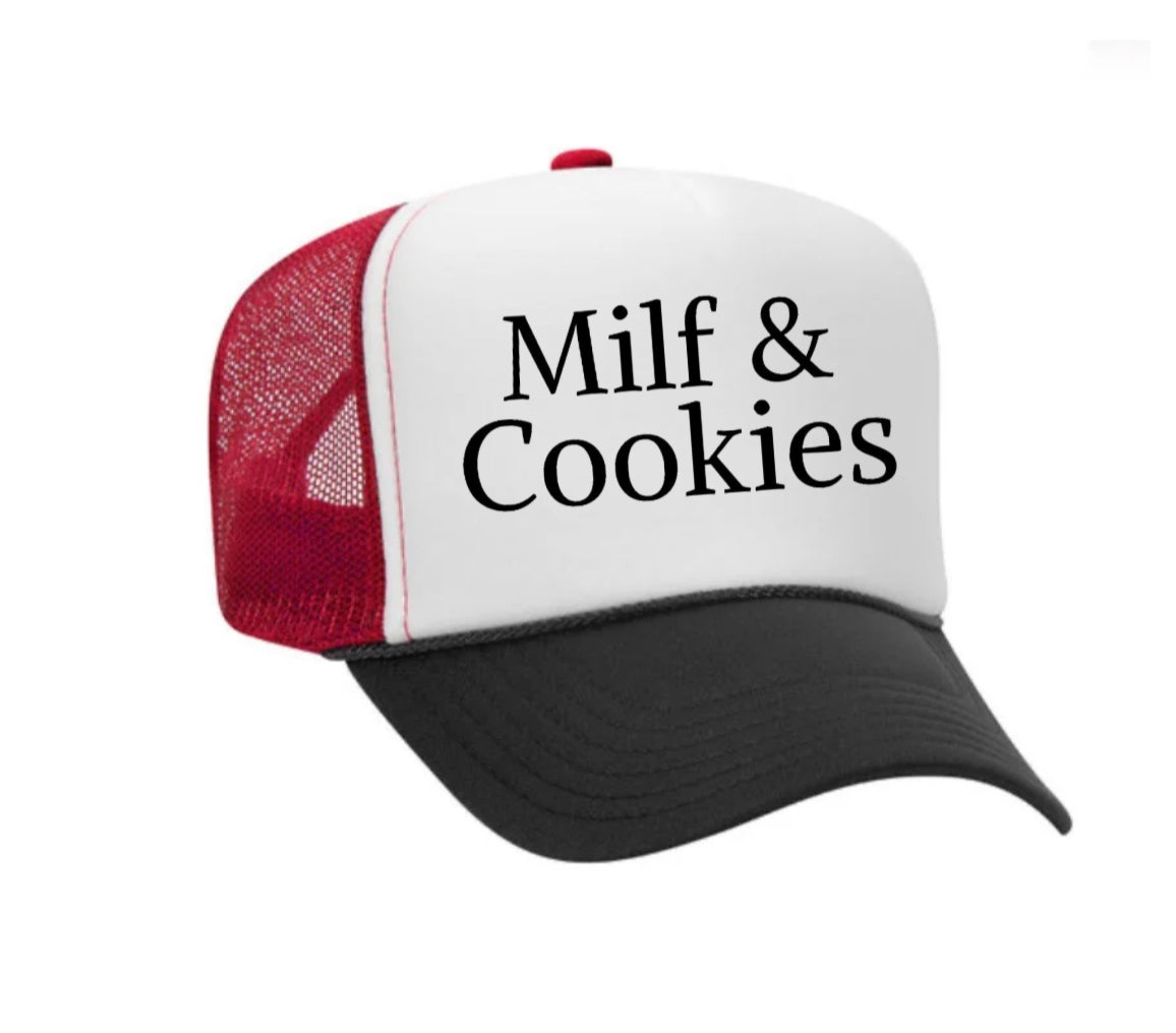 Milf & Cookies Trucker Hat