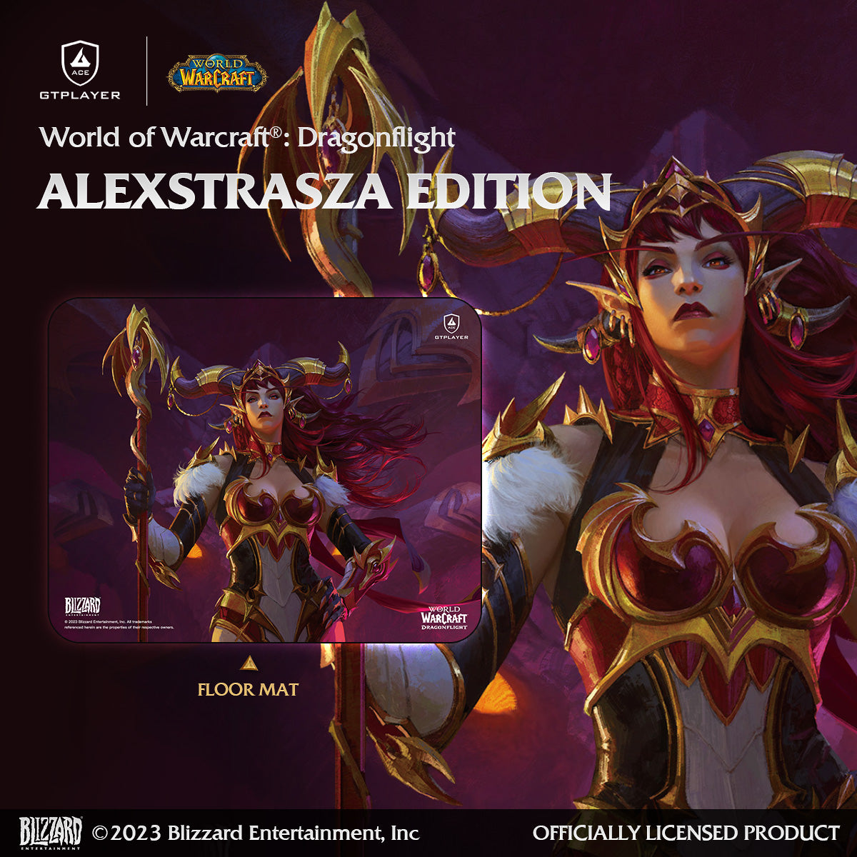 World of Warcraft®: Dragonflight Mousepad / Floor Mat-Alexstrasza Edition