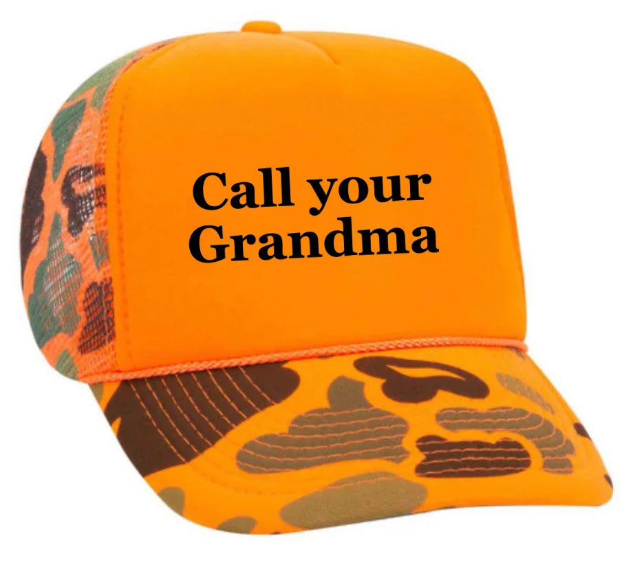 Call Your Grandma Trucker Hat