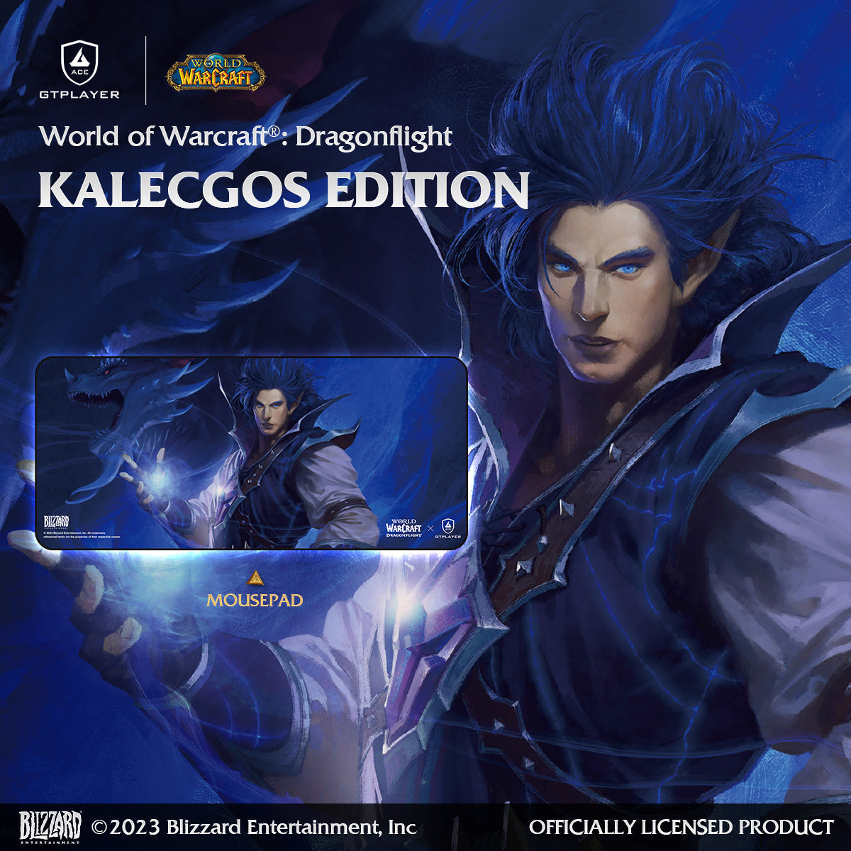 World of Warcraft®: Dragonflight Mousepad / Floor Mat-Kalecgos Edition