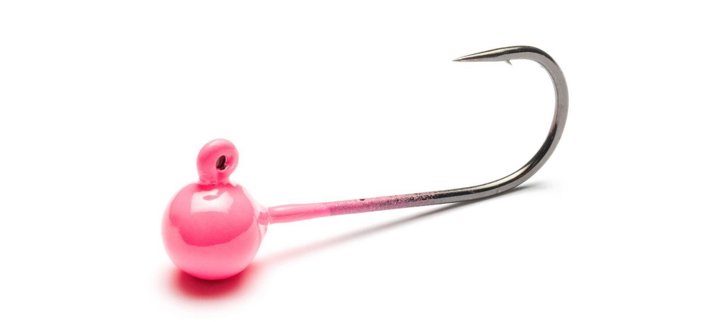 Addicted Micro Worm Jig Head (Pink)