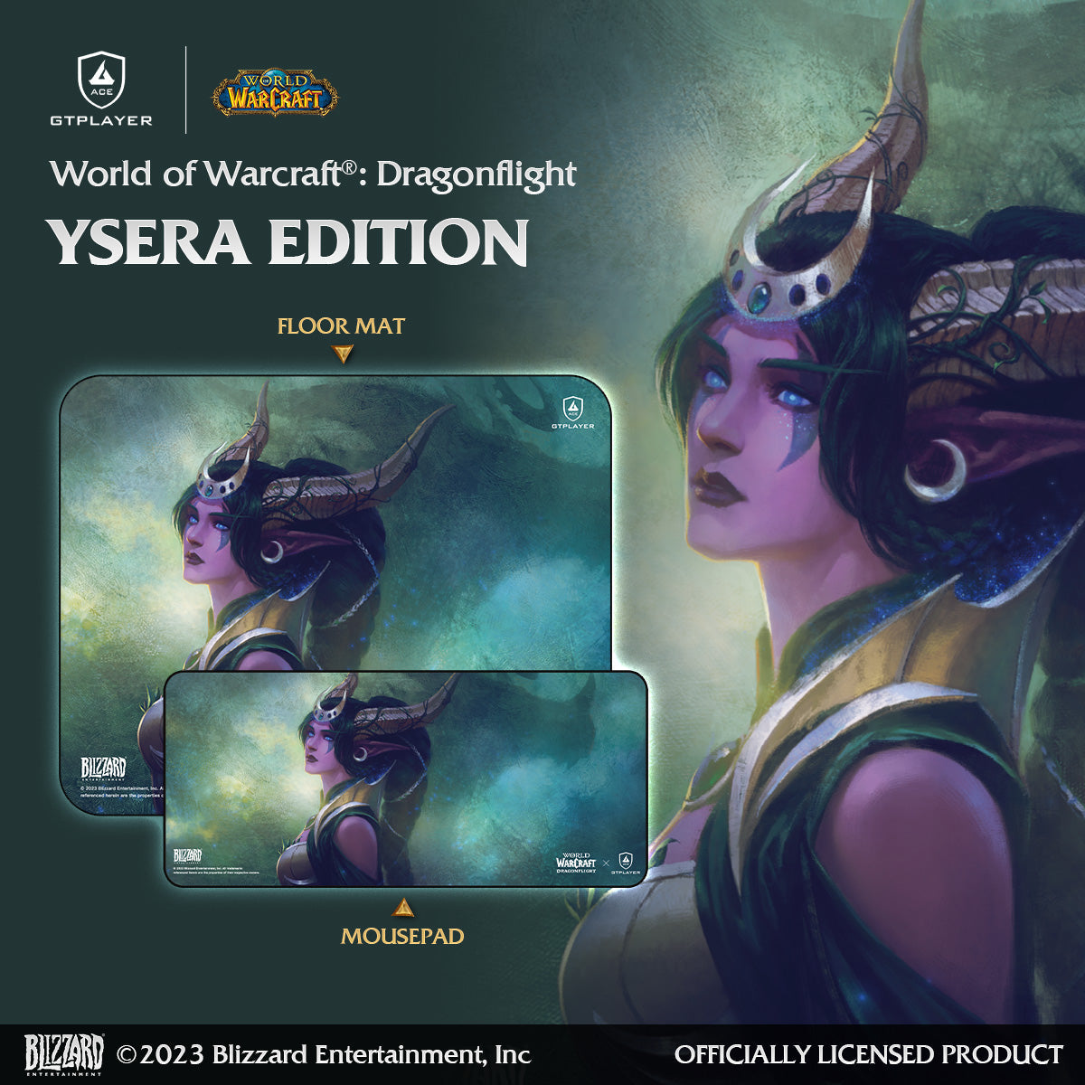 World of Warcraft®: Dragonflight Mousepad / Floor Mat-Ysera Edition