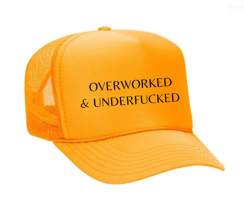 Overworked Trucker Hat