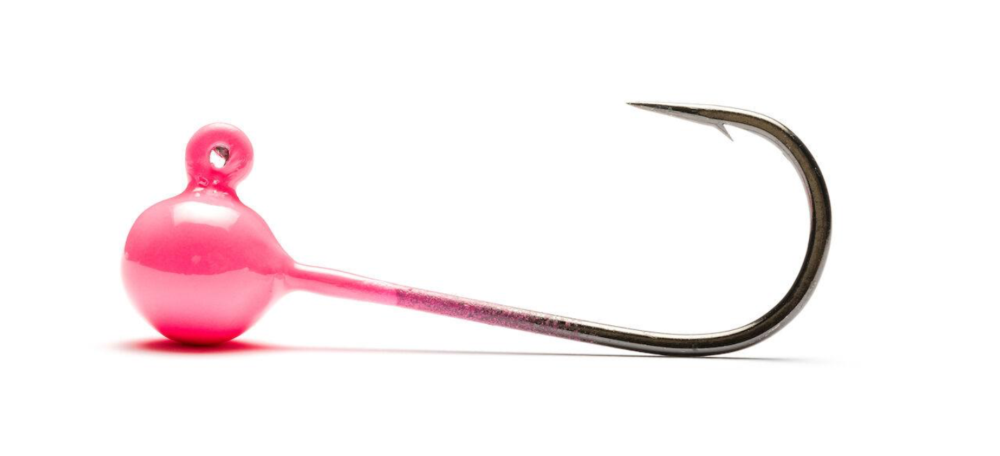 Addicted Micro Worm Jig Head (Pink)