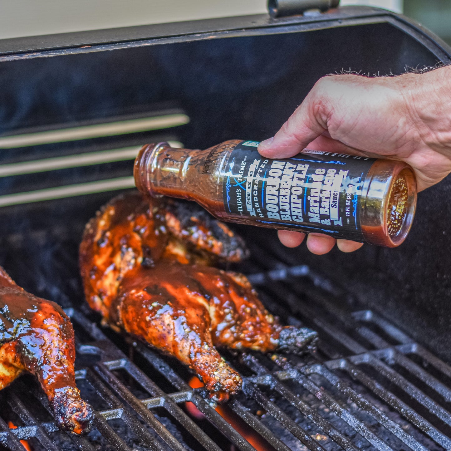 Bourbon Blueberry Chipotle BBQ Sauce (6 pk Case)