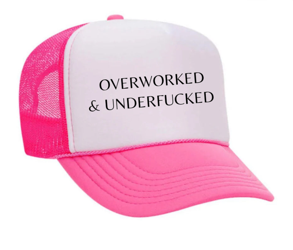 Overworked Trucker Hat