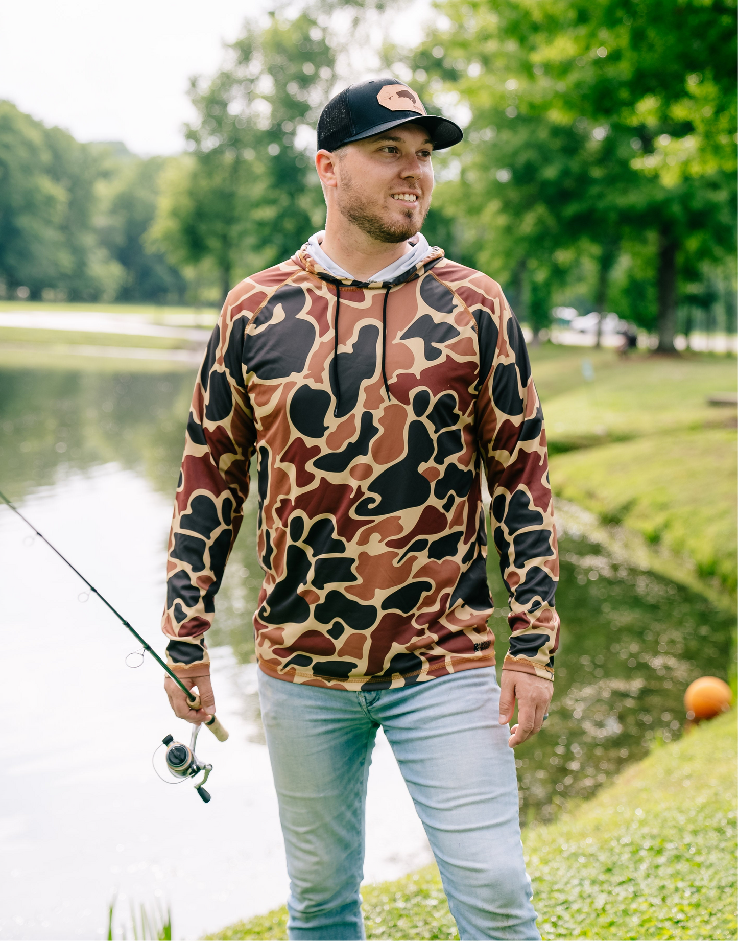 Men's Old School Camo Performance Hoodies