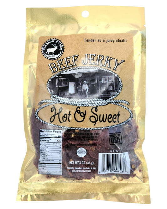 Hot & Sweet Beef Jerky - 3 oz