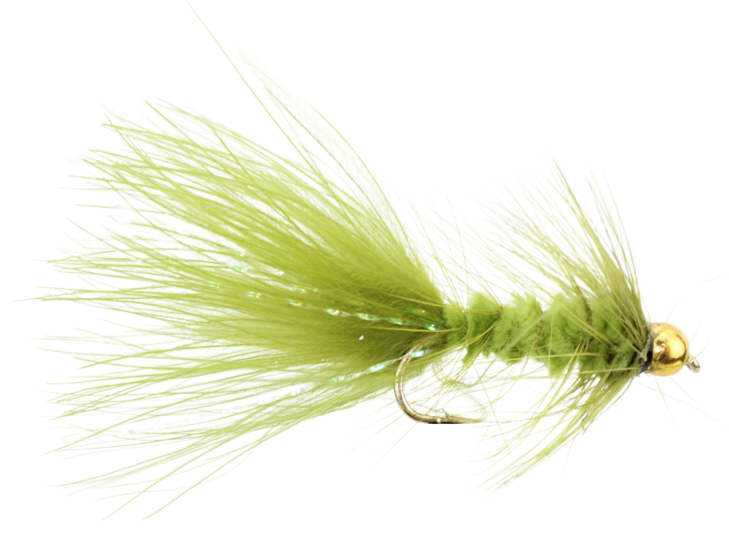 Wooly Bugger w/ Bead Head, Size 10 | Olive | Qty. 6 | Wild Water Fly Fishing