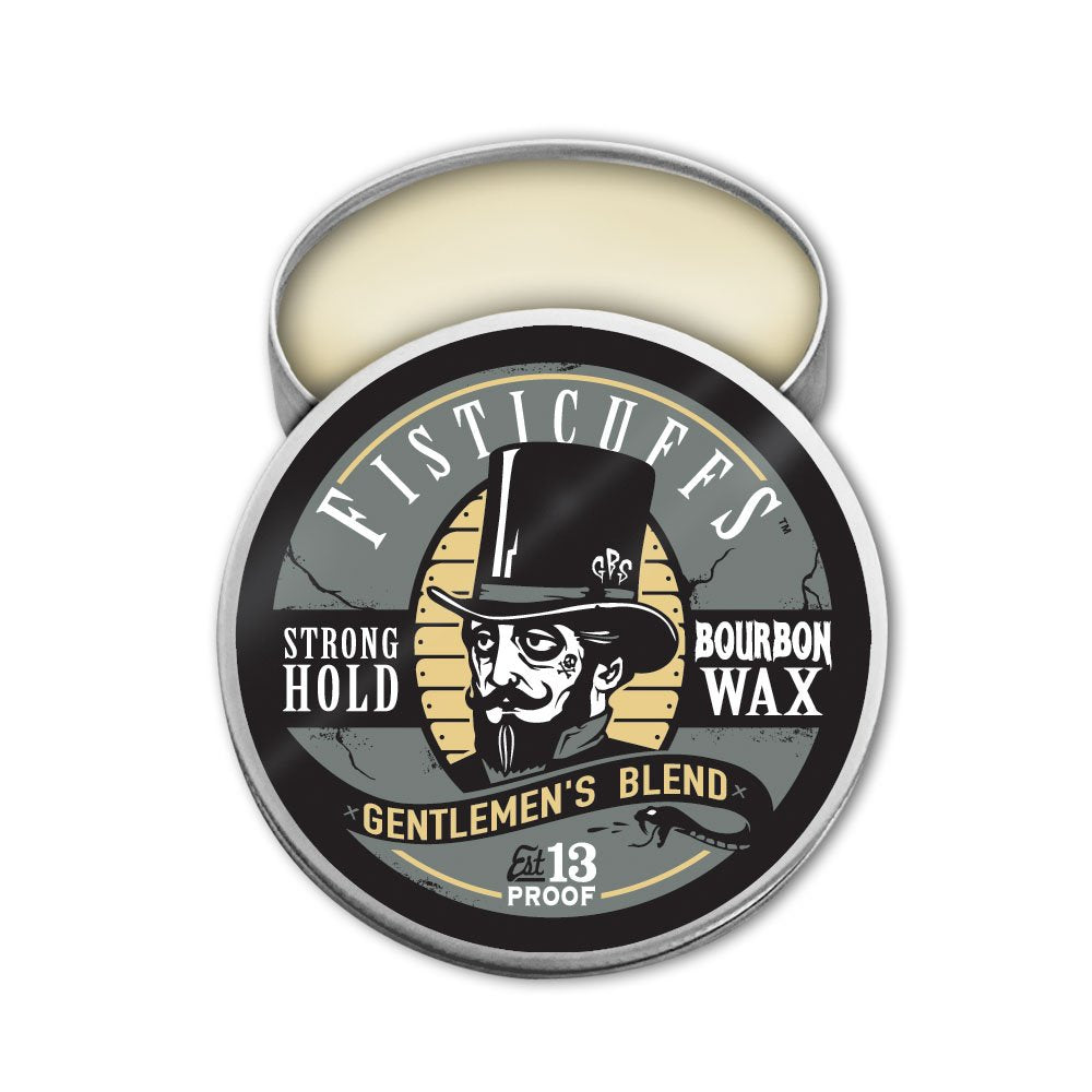 Fisticuffs™ Gentlemen's Blend Strong Hold Mustache Wax 1 OZ. Tin