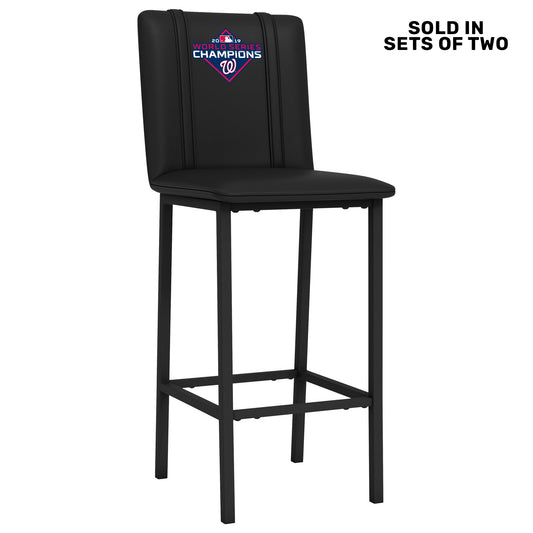 Bar Stool 500 with Washington Nationals 2019 Champions Set of 2