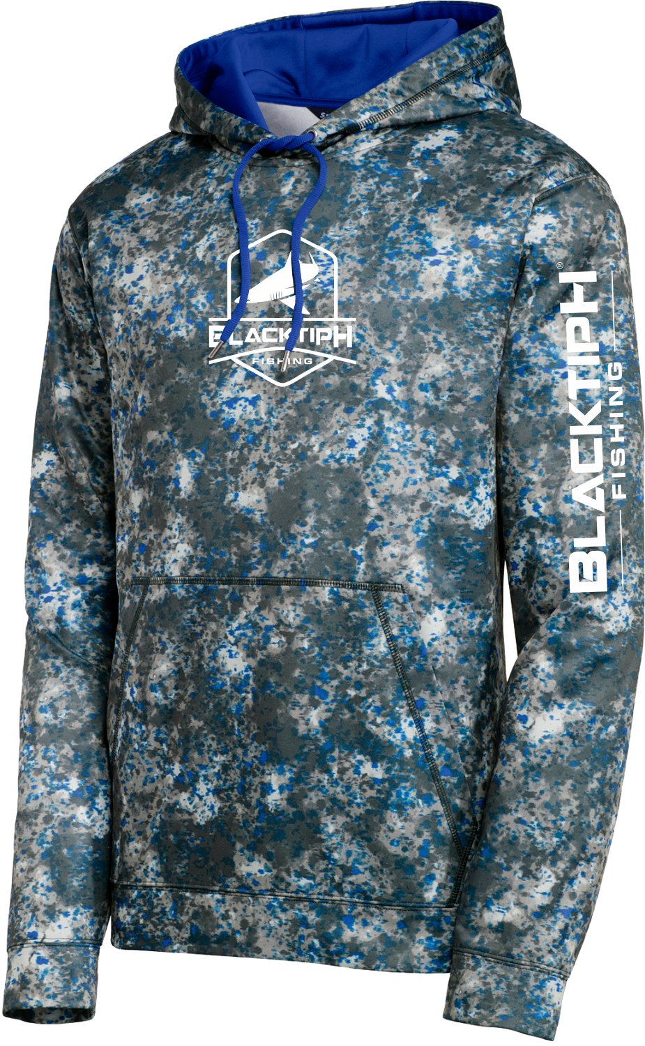 BlacktipH Mineral Freeze Fleece Hooded Pullover - Royal