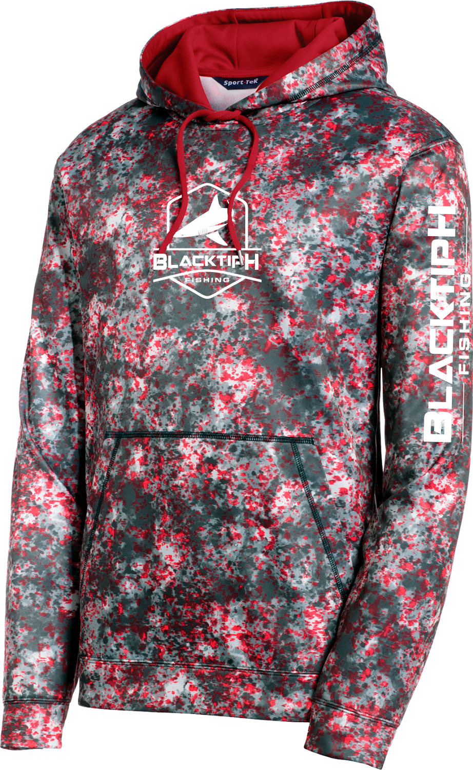 BlacktipH Mineral Freeze Fleece Hooded Pullover - Deep Red