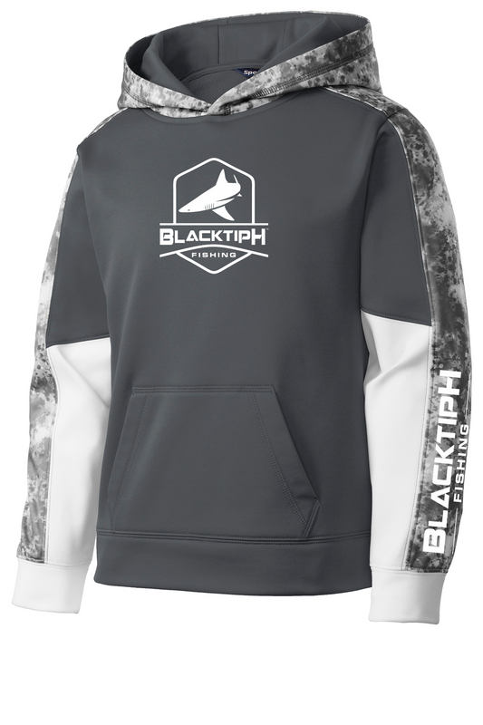 BlacktipH Youth Mineral Freeze Fleece Hooded Pullover - Grey