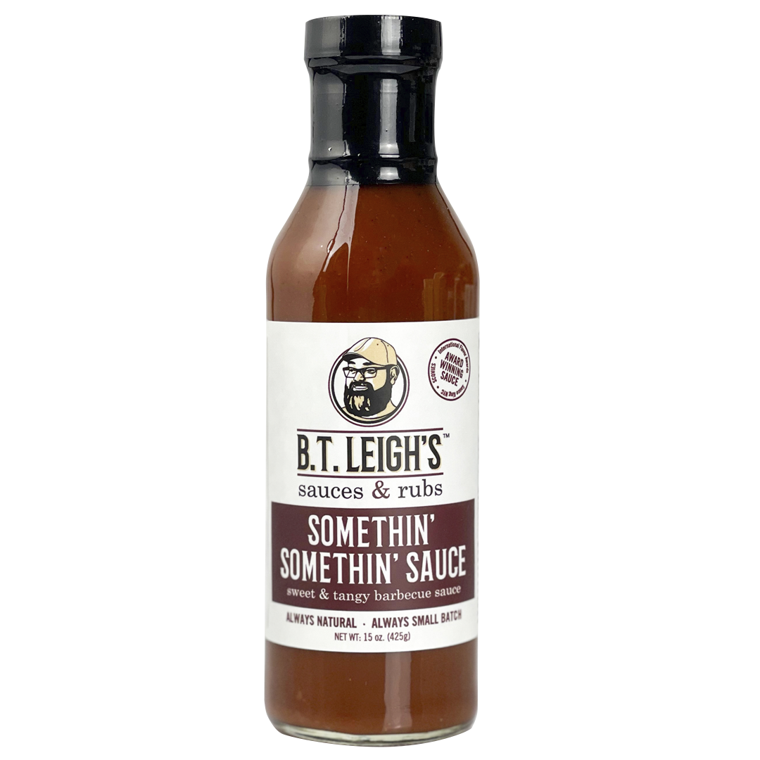 Somethin' Somethin' Sauce - Sweet & Tangy Barbecue Sauce - 15 oz Bottle