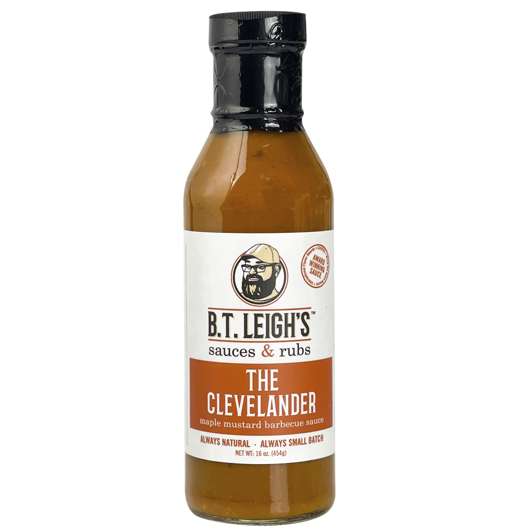 The Clevelander - Mustard Maple Rosemary Barbecue Sauce - 16 oz Bottle