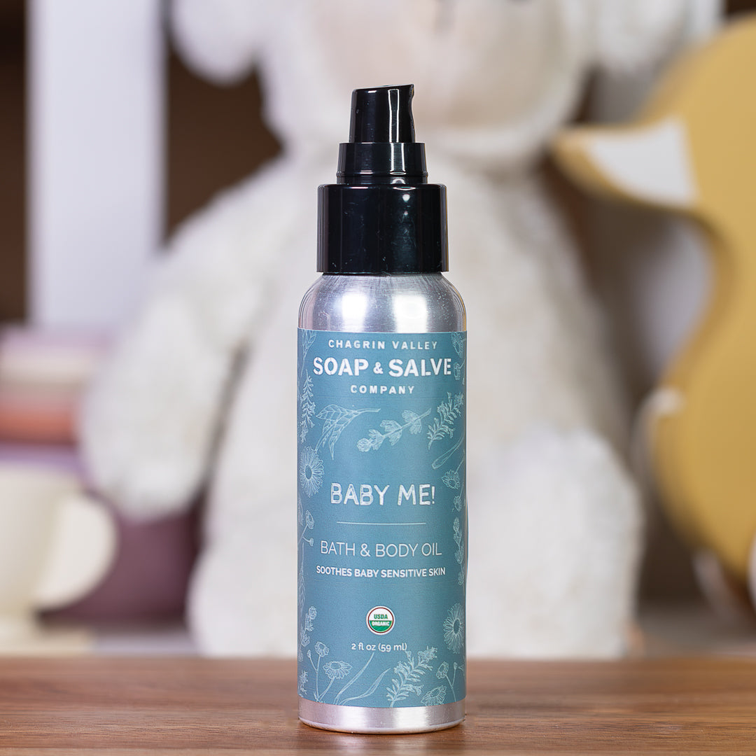 Bath & Body Oil: Baby Me! Unscented Bath & Body Oil