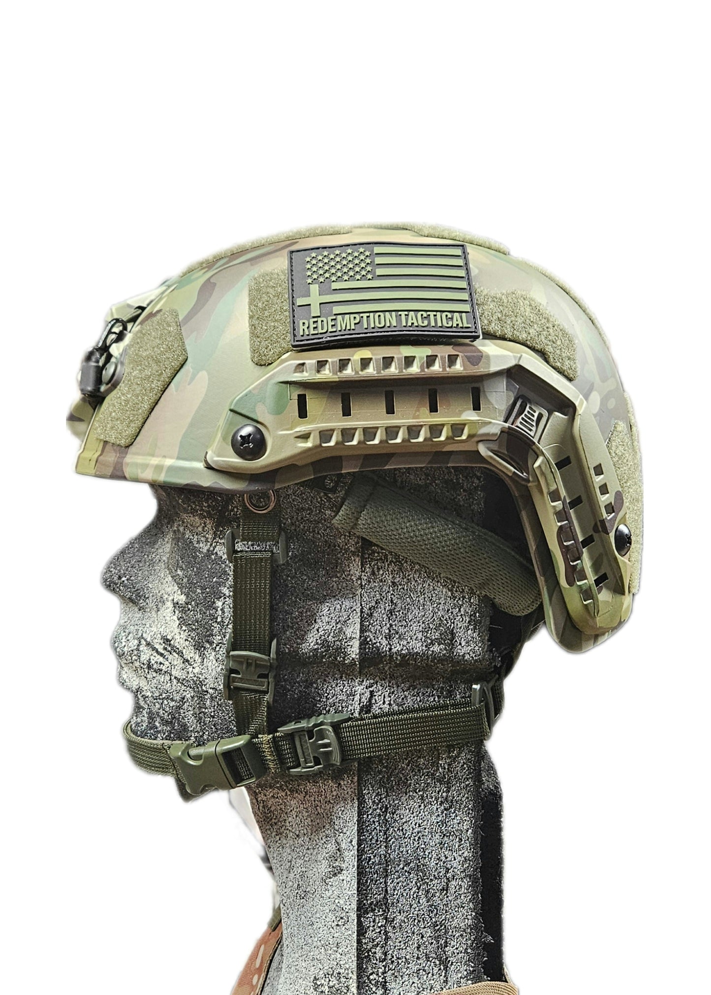 RT2 Ballistic High Cut Helmet: Tested to LEVEL IIIA (Included Arc Rails, Padding, Straps)E617