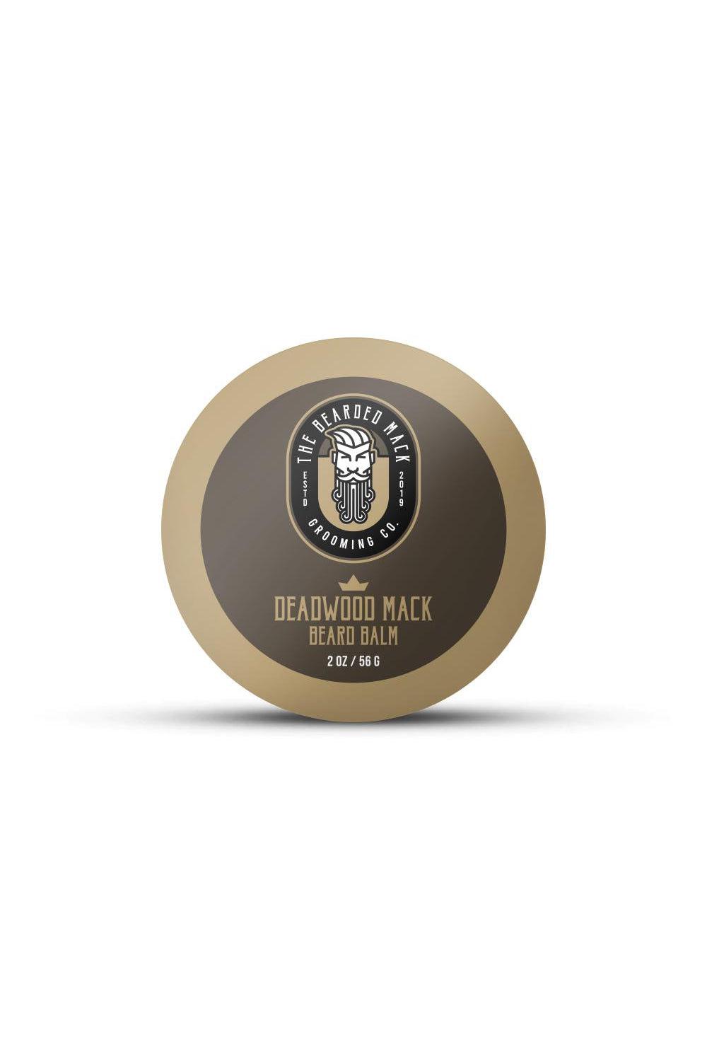 Deadwood Mack Beard Balm- Smooth Tobacco, Musk + Leather