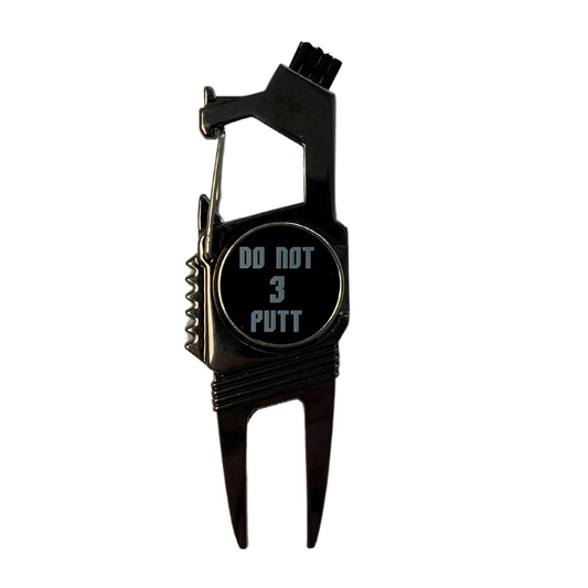 SHANKITGOLF 5 in 1 “Do not 3 Putt” Funny Golf Divot Tool - Ball Marker