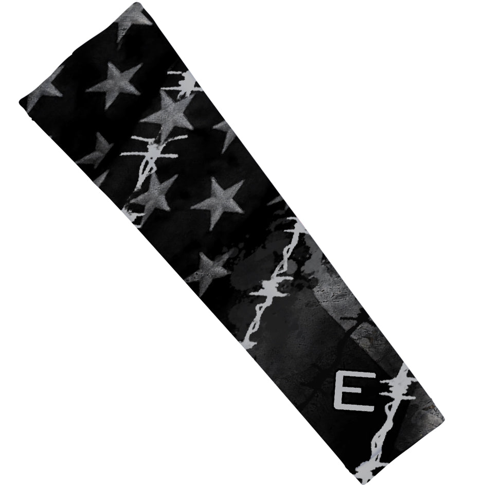 Barbed Wire USA Flag Arm Sleeve