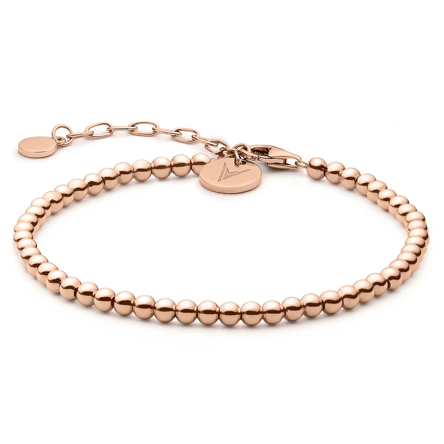 The Beaded Bracelet - Rose Gold