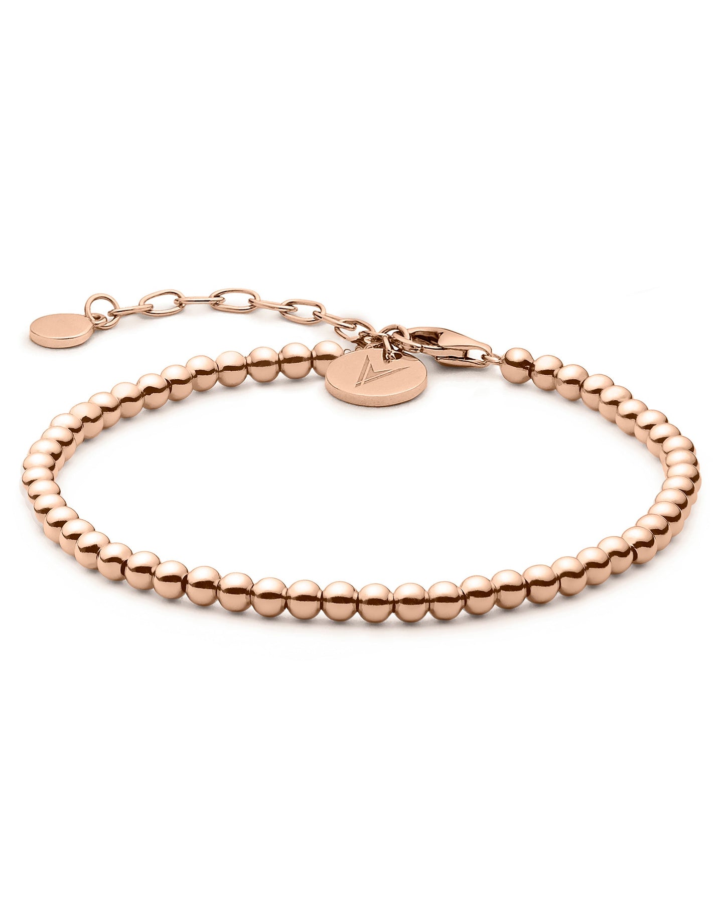 The Beaded Bracelet - Rose Gold