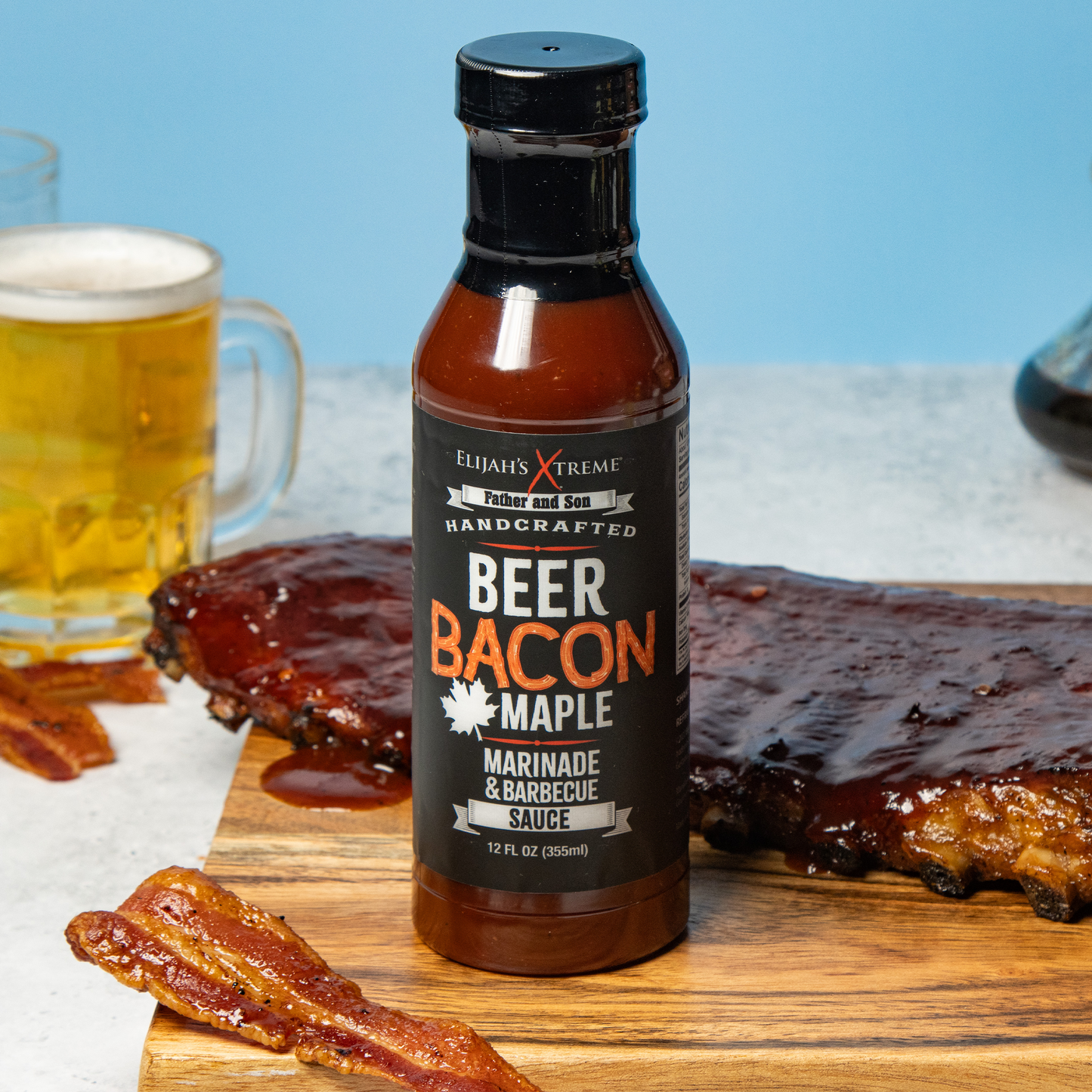 Beer Bacon Maple BBQ Sauce (6 pk Case)