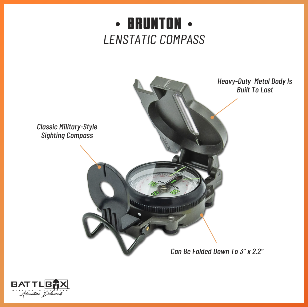 BRUNTON LENSATIC COMPASS