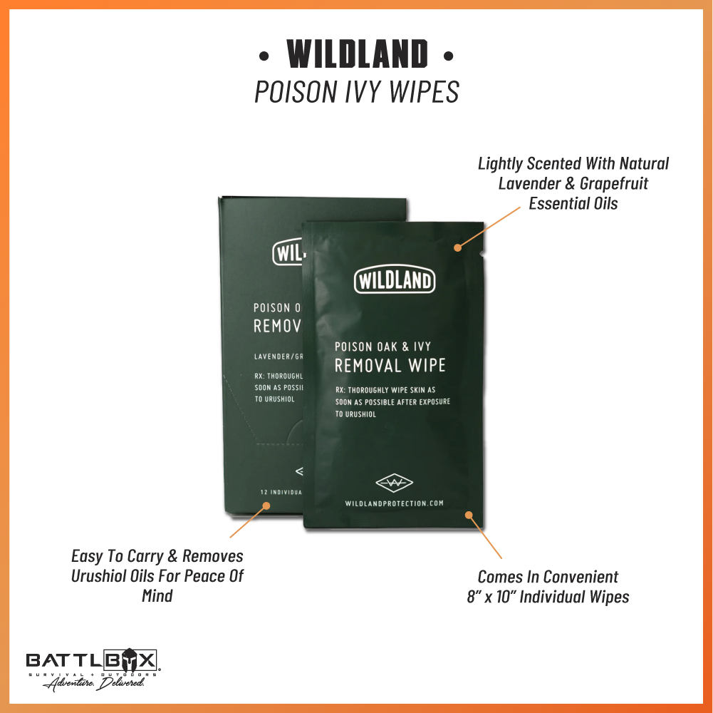 WILDLAND POISON IVY WIPES