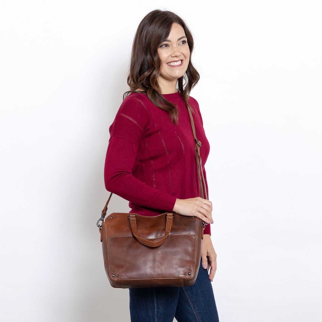 Concealed Carry Bethany Leather Satchel by Lady Conceal