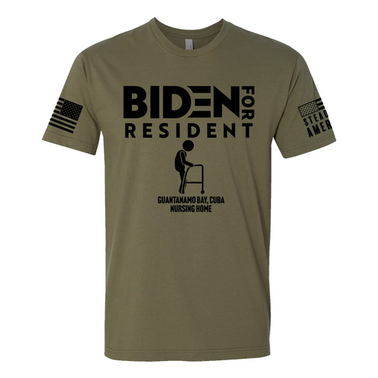 Biden for Resident at Guantanamo Bay Nursing Home T-Shirt