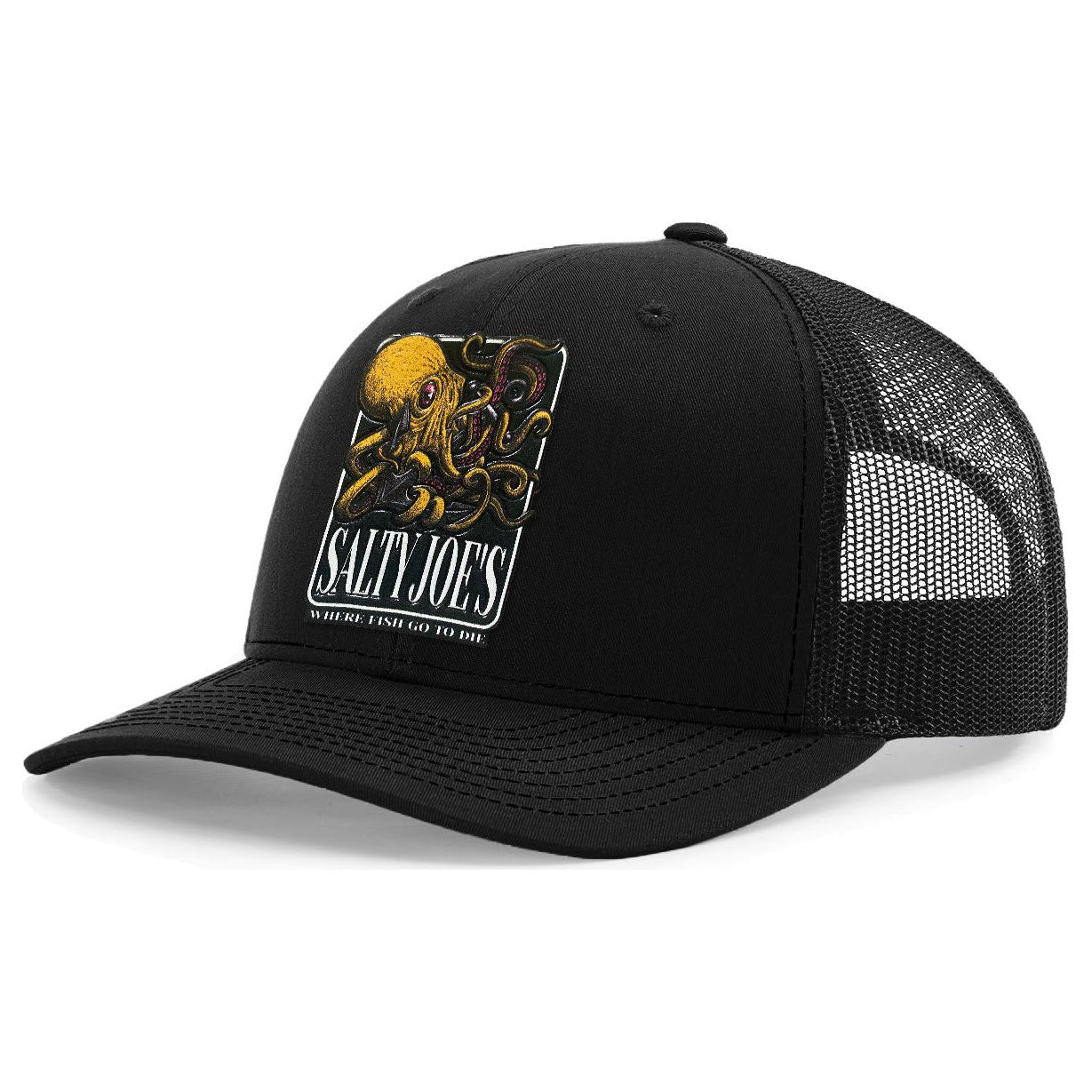 Salty Joe's Raging Octopus Mesh Back Trucker Hat