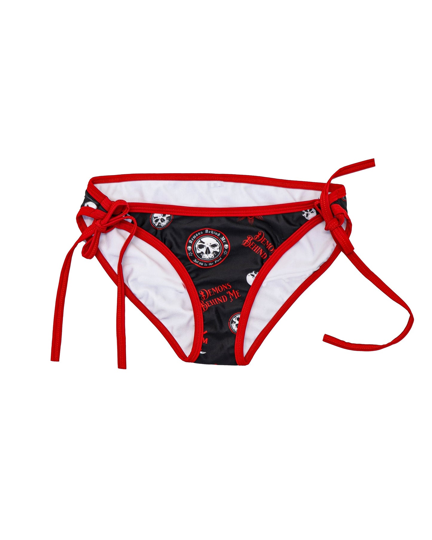 Women's Black & Red Bikini Bottom