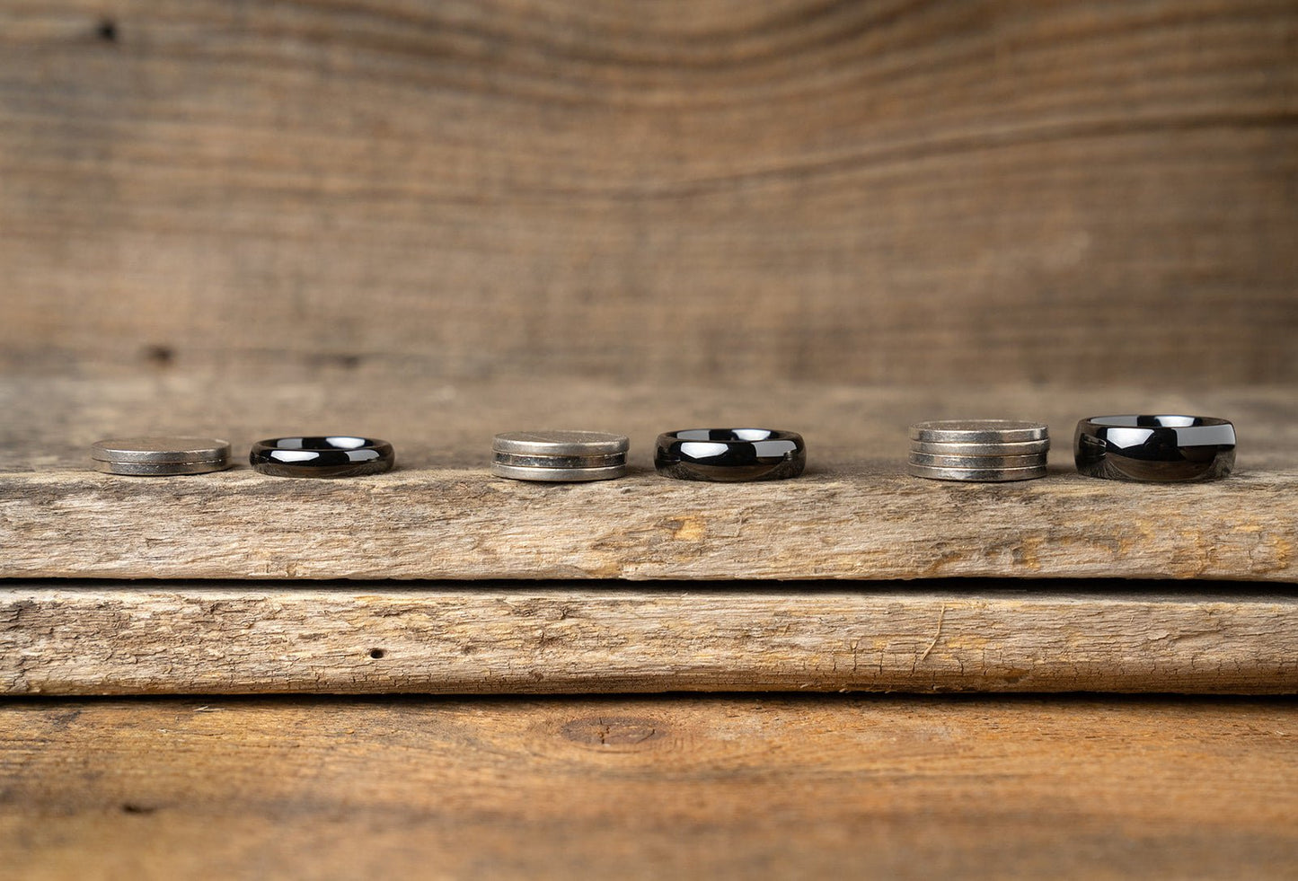 Black Ceramic Ring - Minimalist