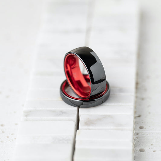 Black Ceramic Ring - Couples Package